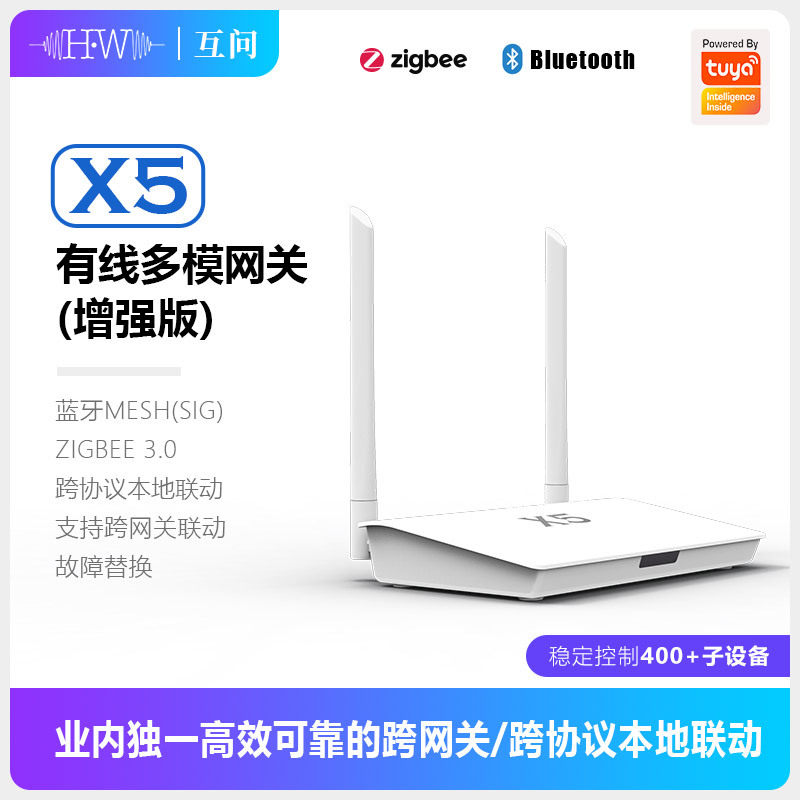 Smart Home Button - Doodle Zigbee Bluetooth Dual-mode X5 Gateway