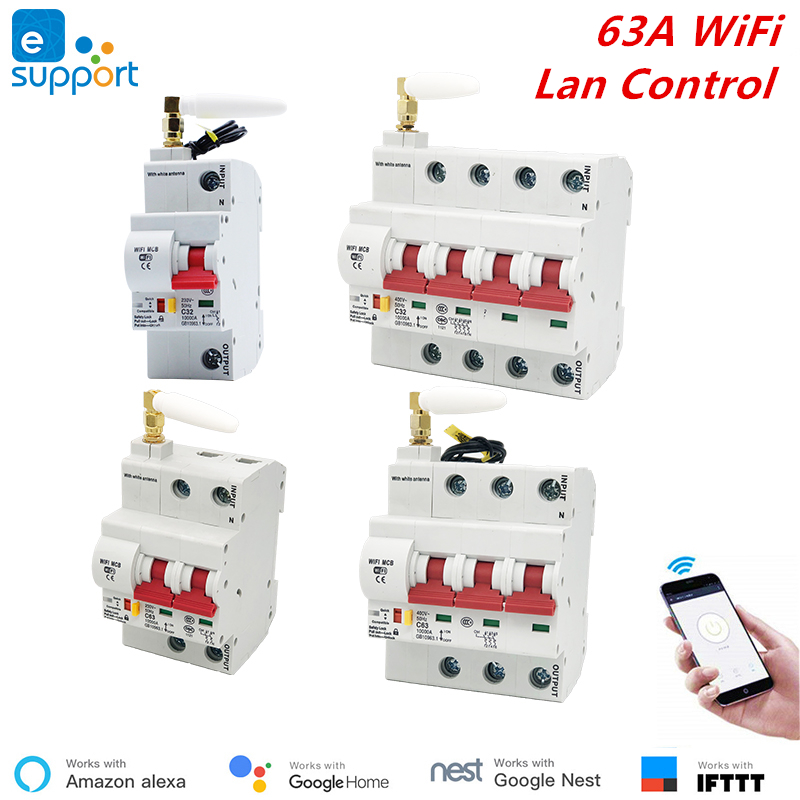 Smart Home Elements - 63A EWeLink WiFi Thông Minh Ngắt