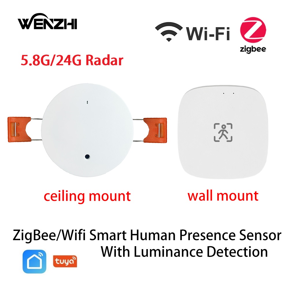 Smart Home Retrofit - ZigBee Wifi 5.8/24G MmWave Radar Human