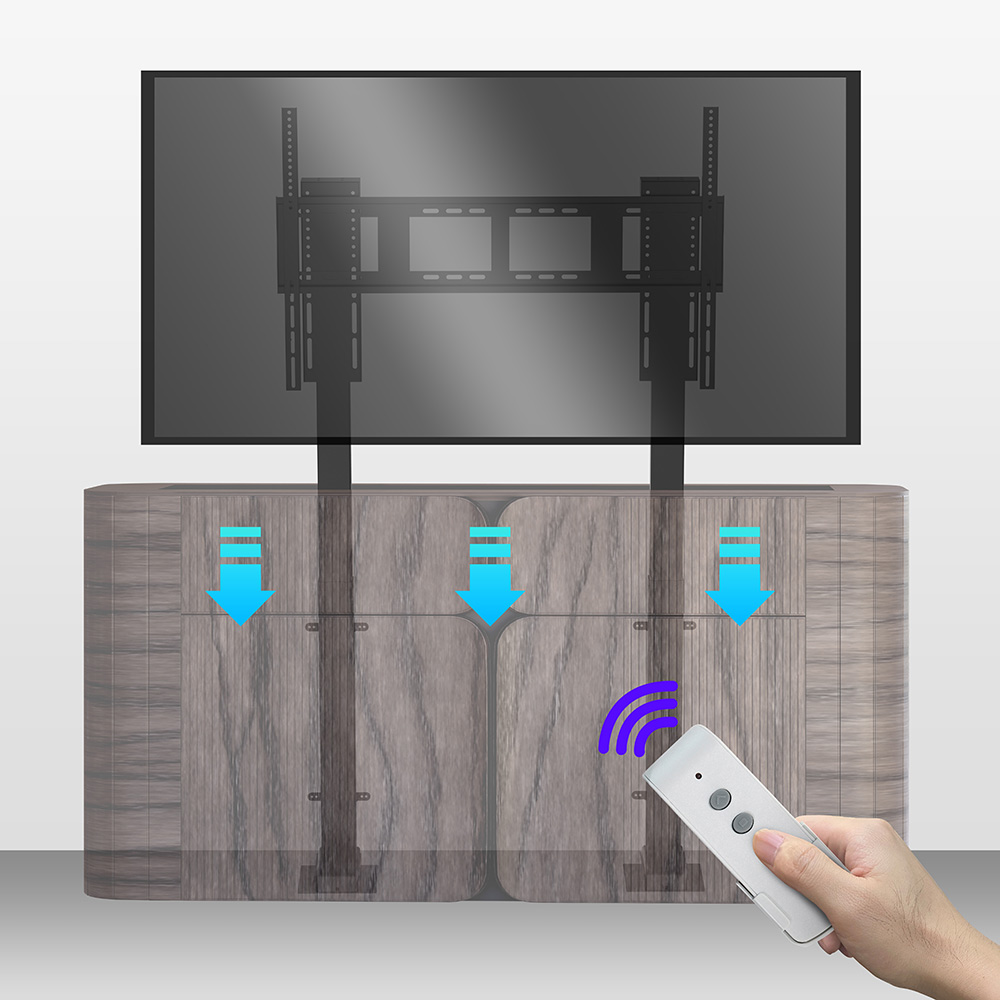Smart Home Design - Motorized Mechanism Automatic System Living Room