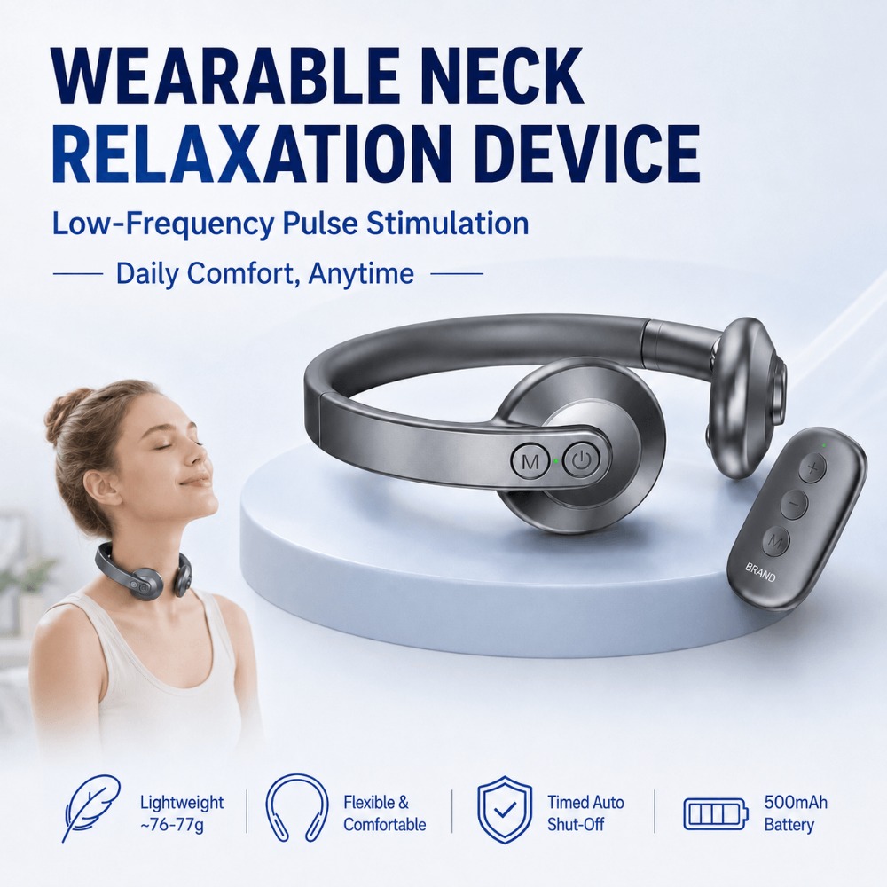 Smart Home Design - Smart Sleep Aid Neck Massager,Low Frequency