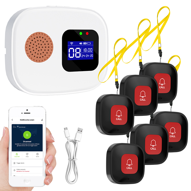 Smart Home Button - WiFi Caregiver Pager Nurse Call Button