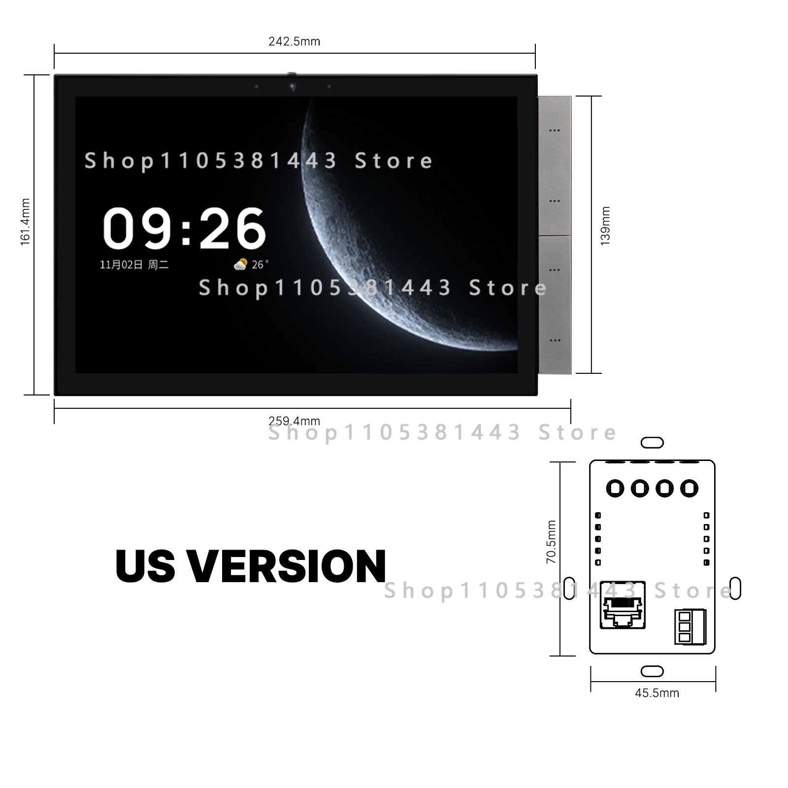 Smart Home Control Panel - Home Automation 2026 Moes Tuya 10.1