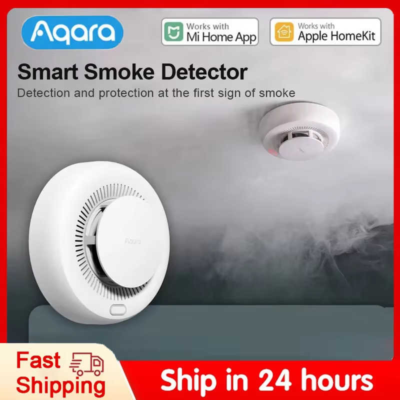 Smart Home Hub Matter - Aqara Smoke Detector Sensor Fire Alarm