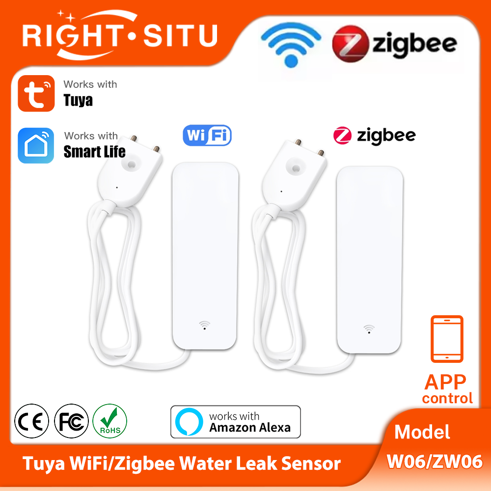 Smart Home Yale - Tuya WiFi Zigbee Water Sensor Smart