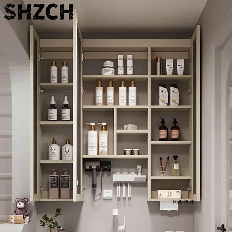 Smart Home Design - Modern Thickened Bathroom Mirror Featuring Integrated