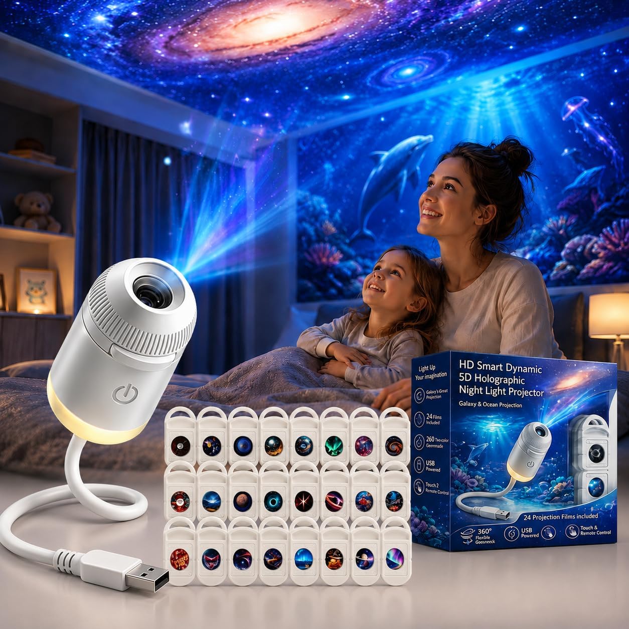 Smart Home Design - HD Smart Dynamic 5D Holographic Night