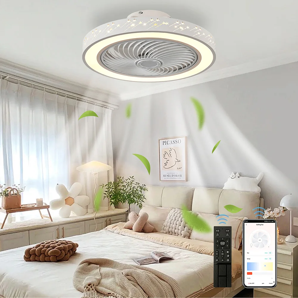 Smart Ceiling Fan - Smart App ceiling fan 46CM fans