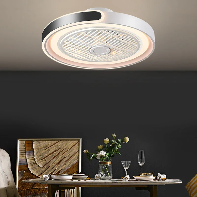 Smart Ceiling Fan - Modern New Smart Fan Light Living