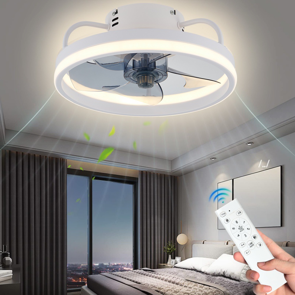 Smart Ceiling Fan - Modern LED Fan Light With Remote