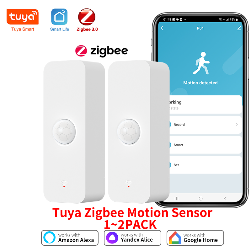 Smart Home Wiser - Tuya Zigbee 3.0 PIR Motion Sensor