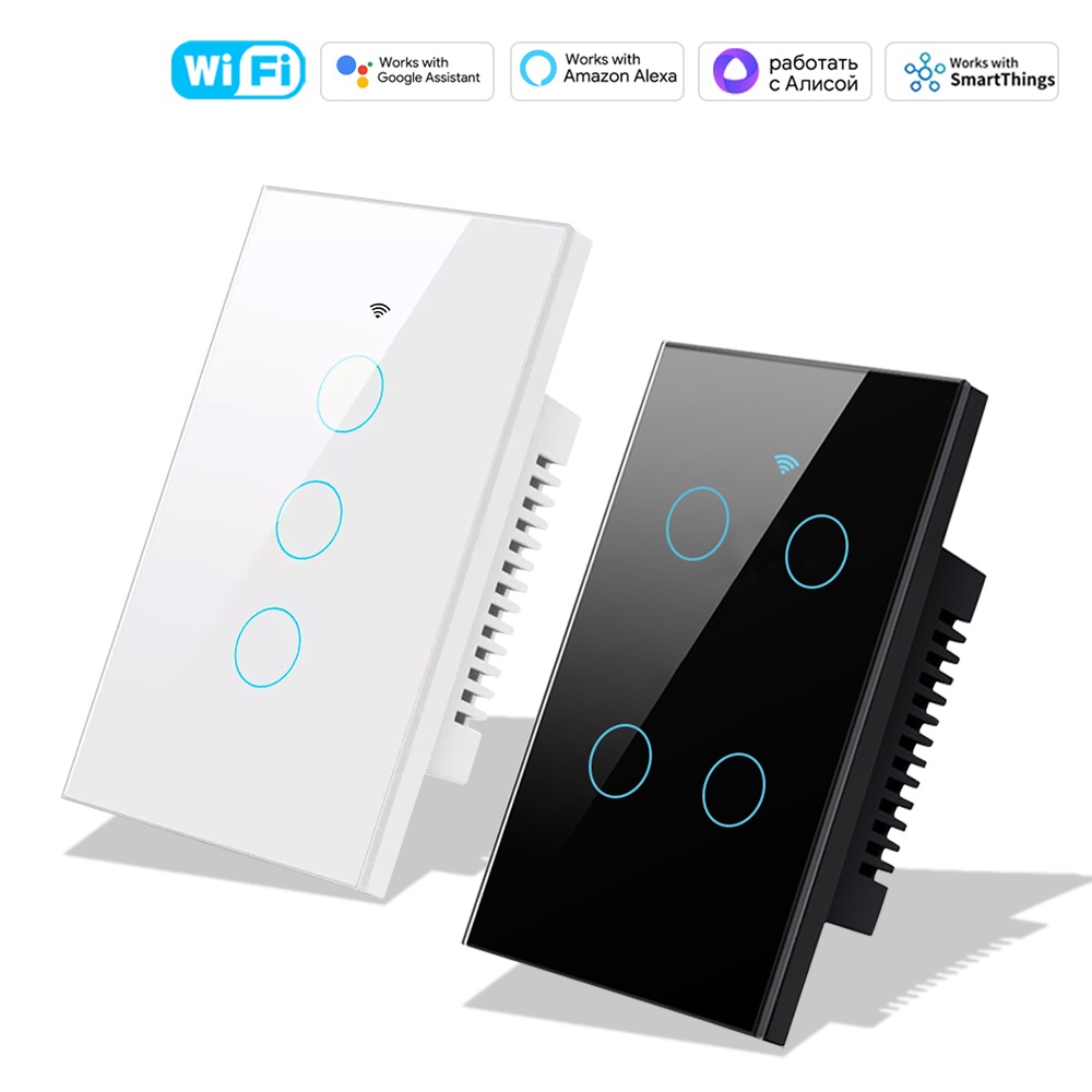 Smart Home Button - Smart Life Wifi+Bluetooth Touch Light Wall