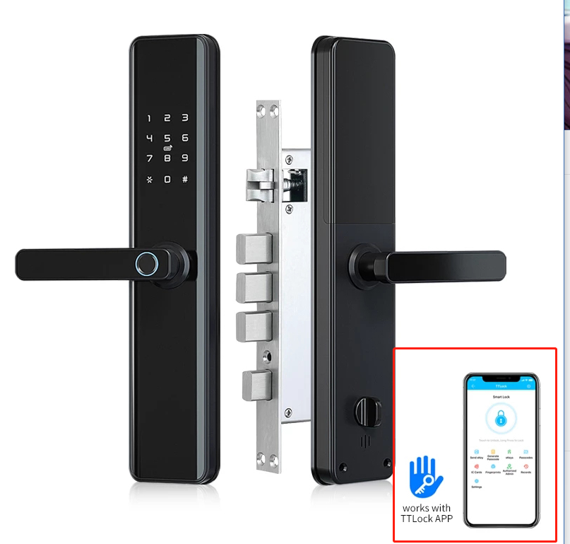 Smart Home Login - Electronic Door Lock Home WiFi IP