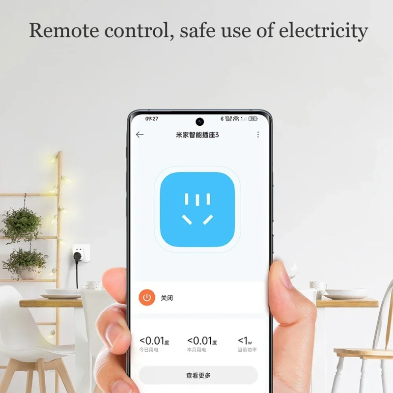 Smart Home Zestaw - Xiaomi Mijia Smart Socket 3 WIFI