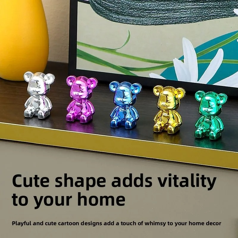 Smart Home Design - Luxury Electroplating Violent Bear Living Room
