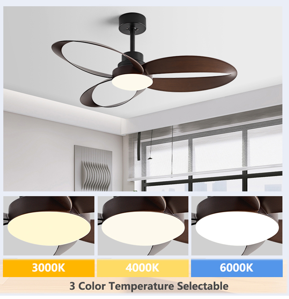 42/52 Inch Ceiling Fan 3 Blade - đánh giá và giá Smart Ceiling Fan