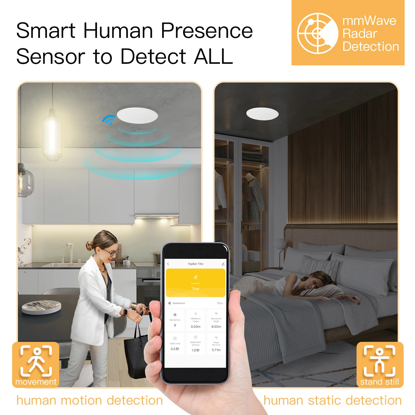 Tuya Smart ZigBee / WiFi Human - đánh giá và giá Smart Home Wiser