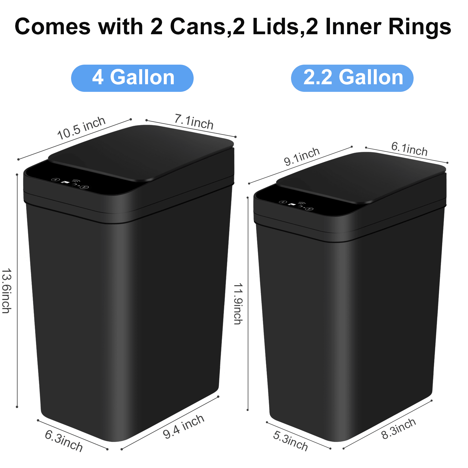 2 Pack 2.2 Gal & 4 Gal Bathroo - đánh giá và giá Smart Home Elements