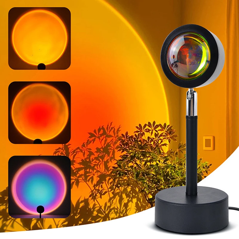 Smart LED Sunset Lamp Colorful - đánh giá và giá Smart Home Design