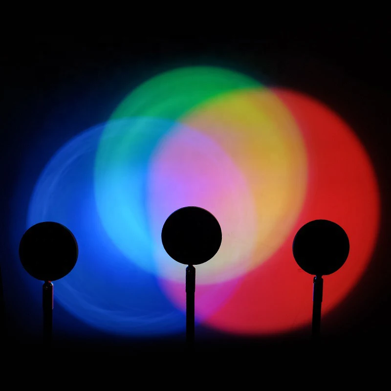 Smart LED Sunset Lamp Colorful - đánh giá và giá Smart Home Design