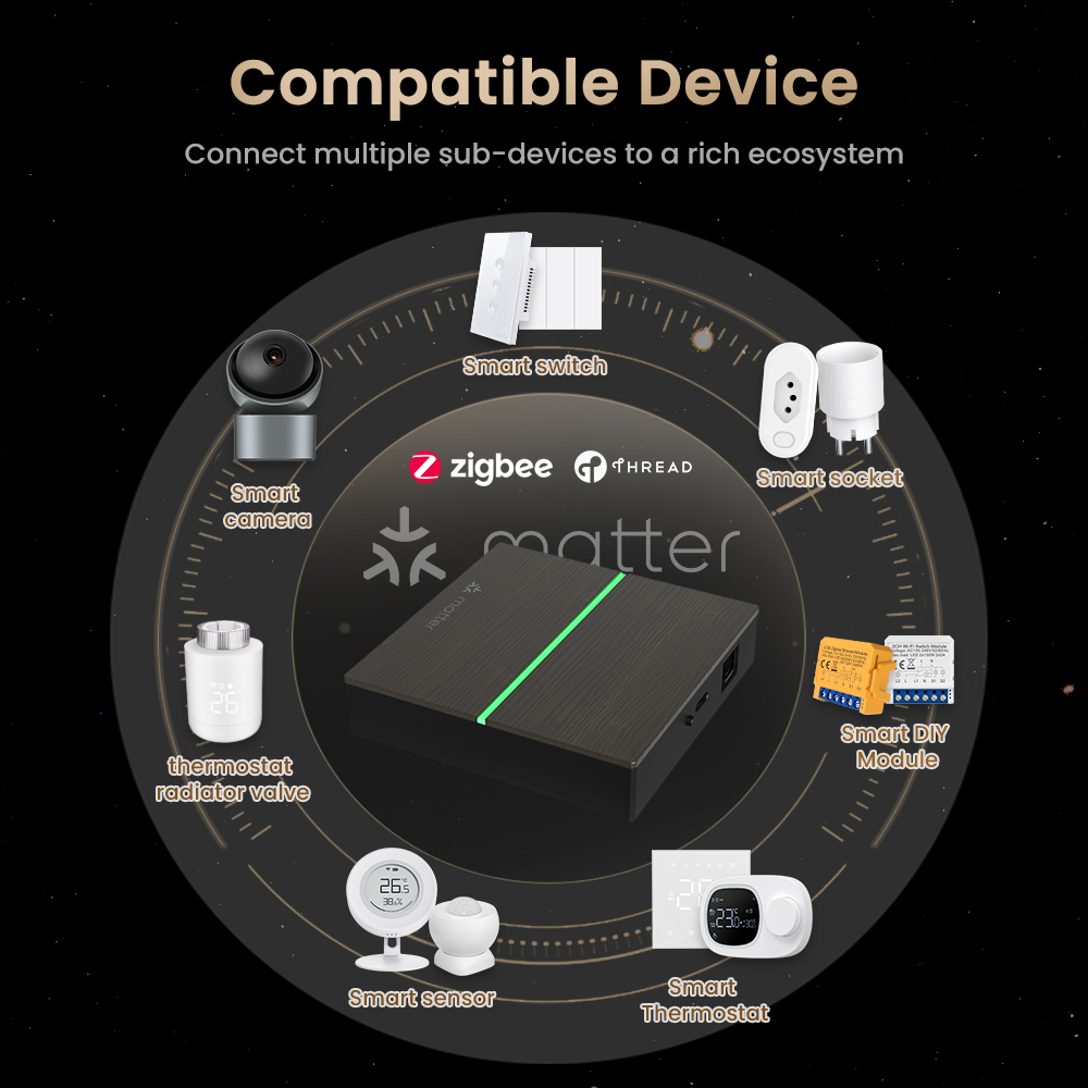 AVATTO Matter Smart Wired Gate - đánh giá và giá Smart Home Hub Matter