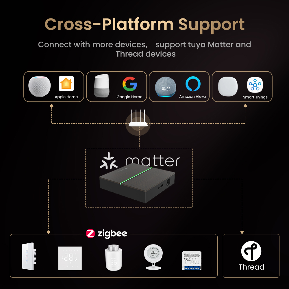 AVATTO Matter Smart Wired Gate - đánh giá và giá Smart Home Hub Matter