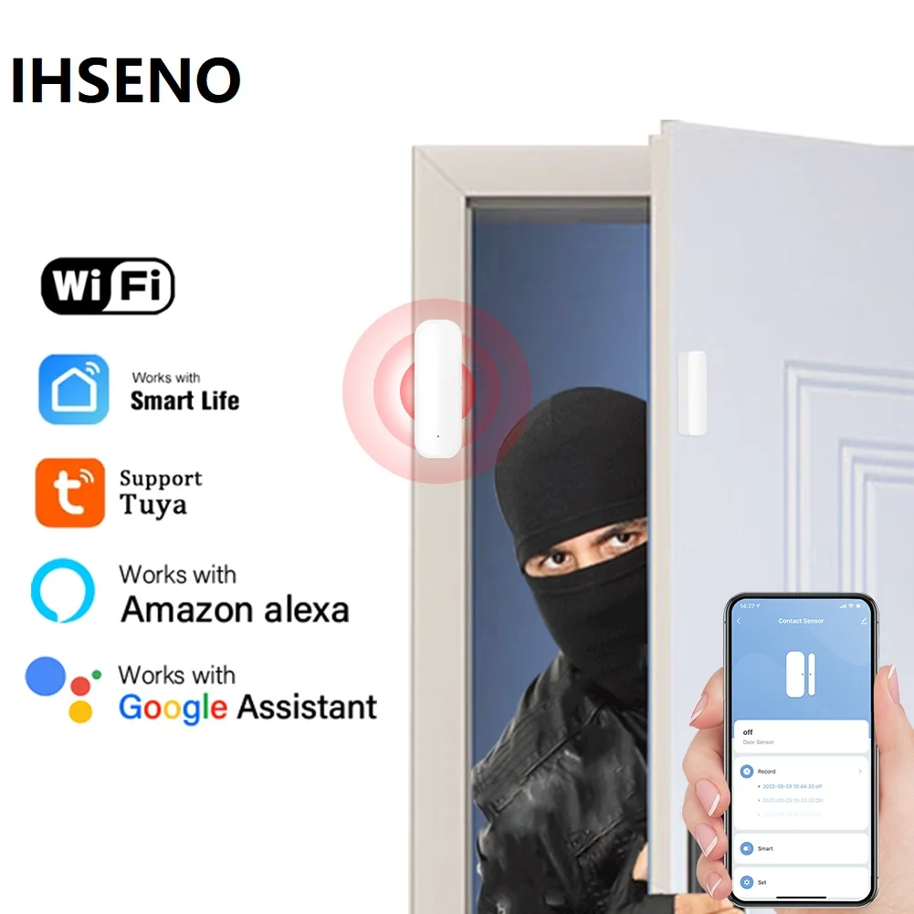 iHseno Tuya WiFi Door Sensor W - đánh giá và giá Smart Home For Windows