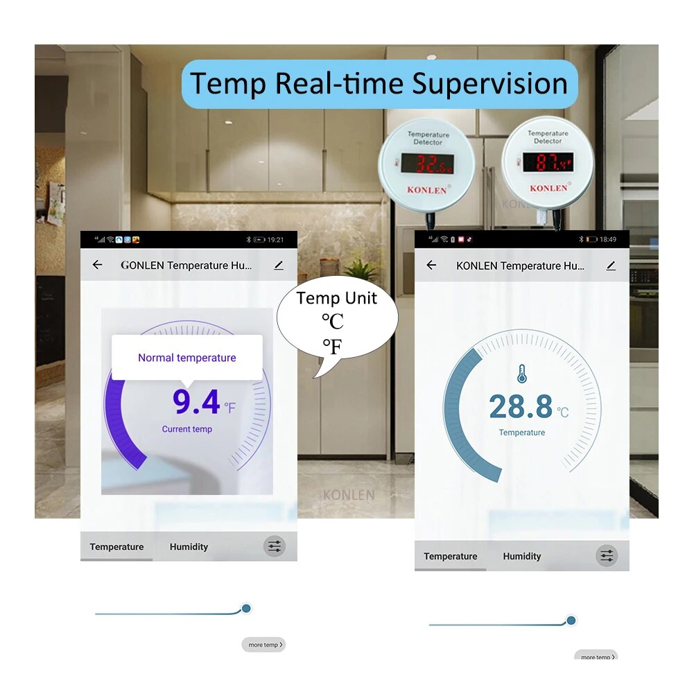 KONLEN Tuya Wifi Temperature S - đánh giá và giá Smart Home Design