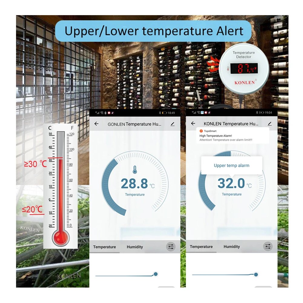KONLEN Tuya Wifi Temperature S - đánh giá và giá Smart Home Design