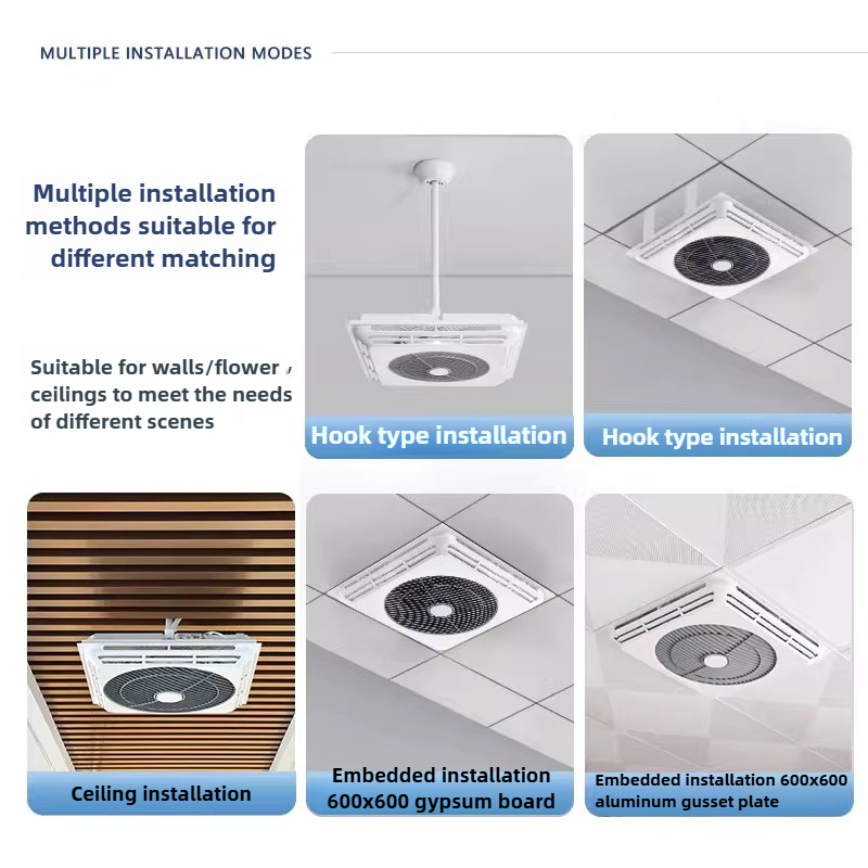 New Intelligent Bladeless Ceil - đánh giá và giá Smart Ceiling Fan