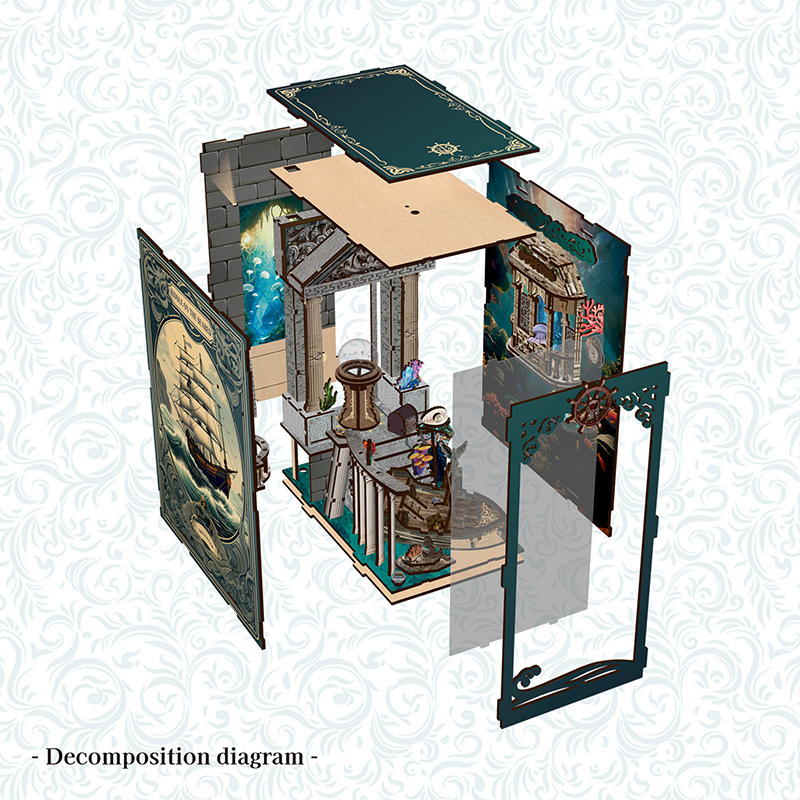 3D Wooden DIY Bookend Puzzle H - đánh giá và giá Smart Home Design