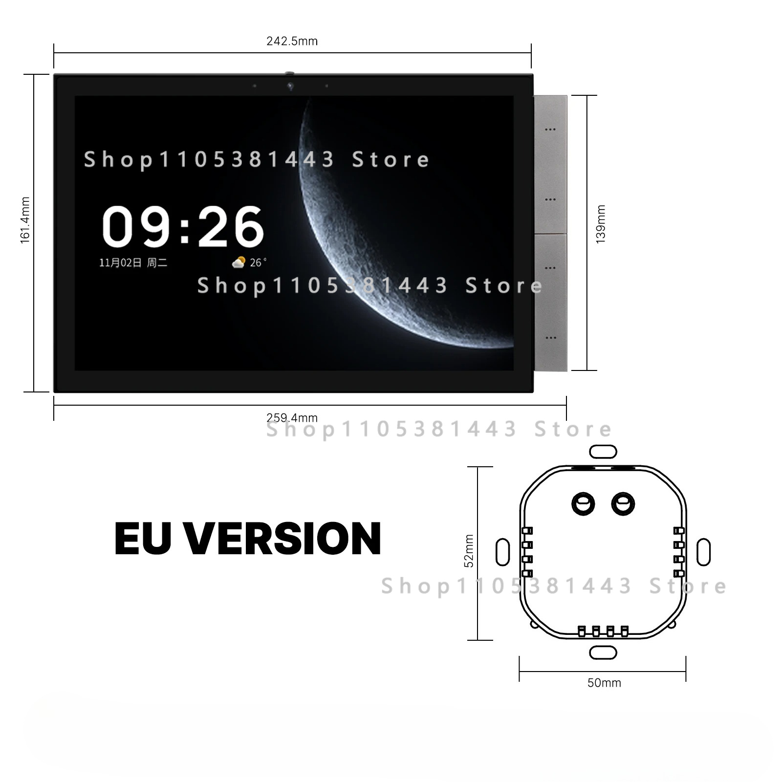 Home Automation 2026 Moes Tuya - đánh giá và giá Smart Home Control Panel