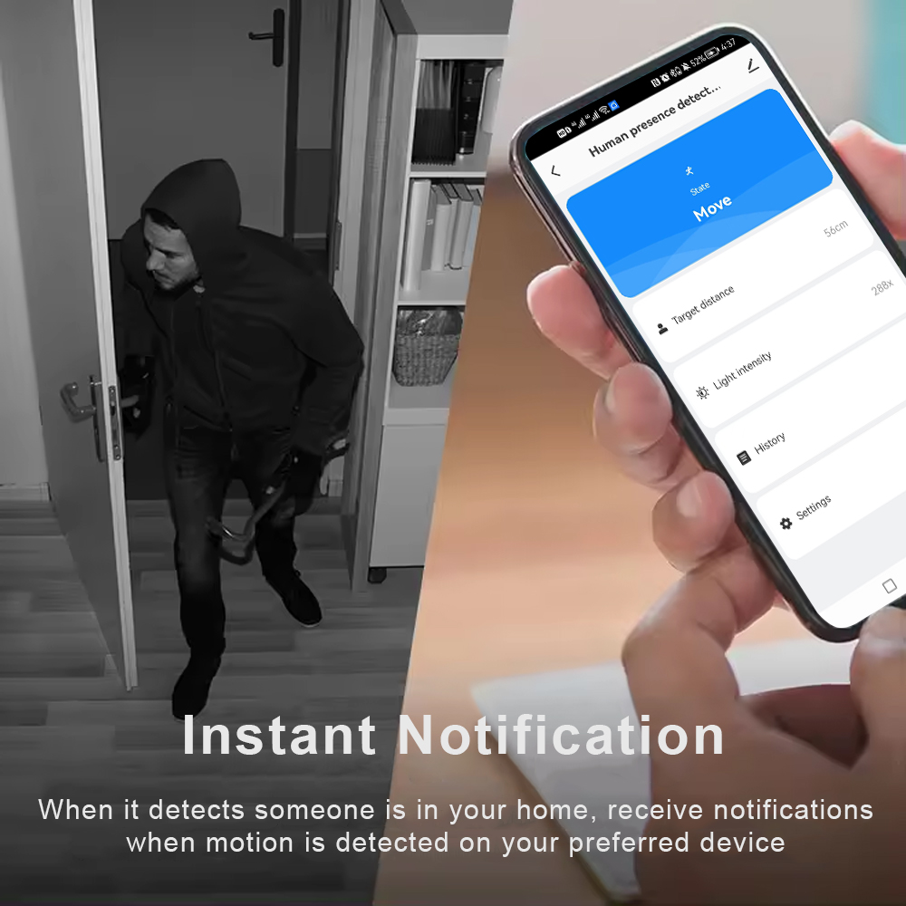 Tuya WiFi/Zigbee Human Presenc - đánh giá và giá Smart Home Retrofit