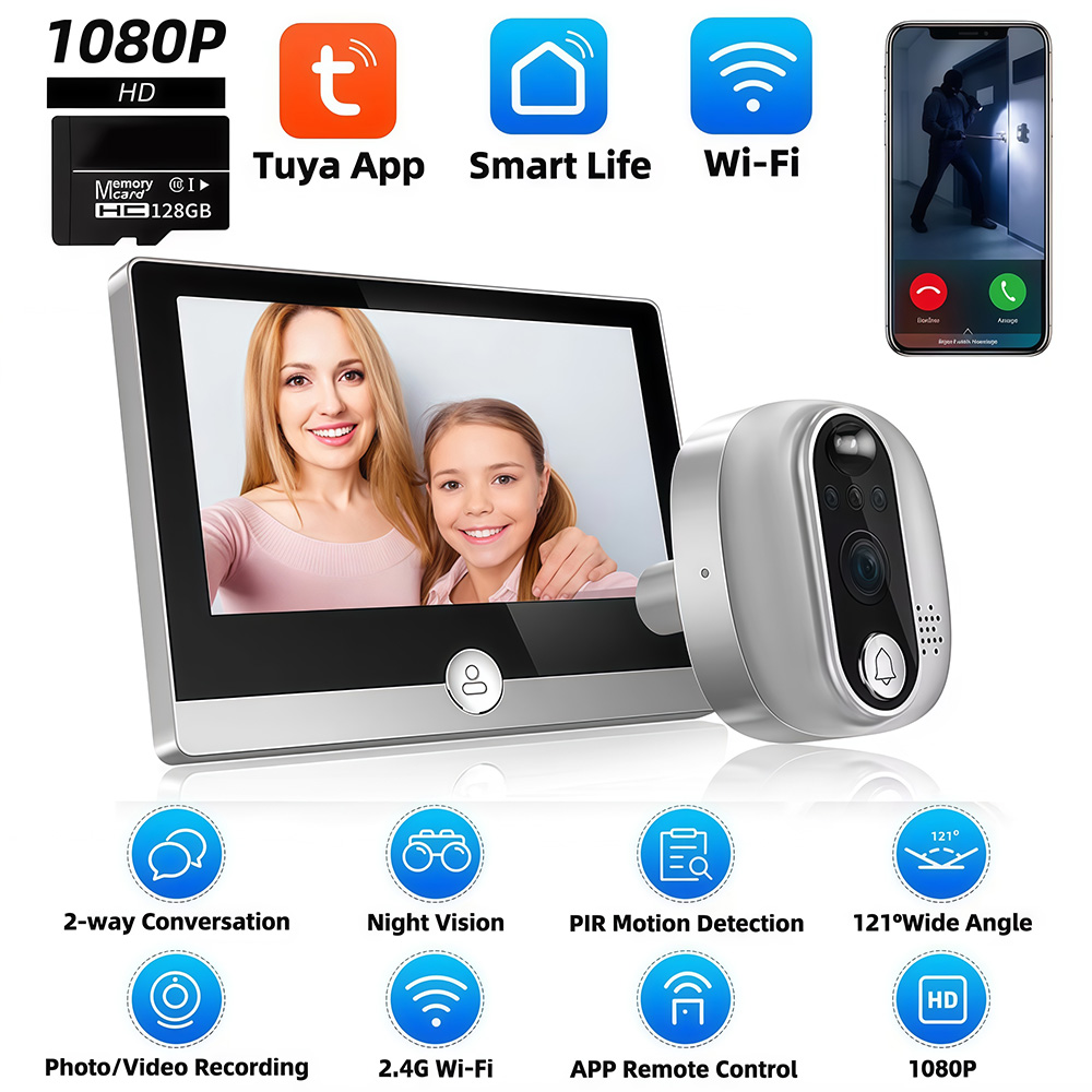 Tuya 1080P WiFi Door Bell Came - đánh giá và giá Smart Home Wiser