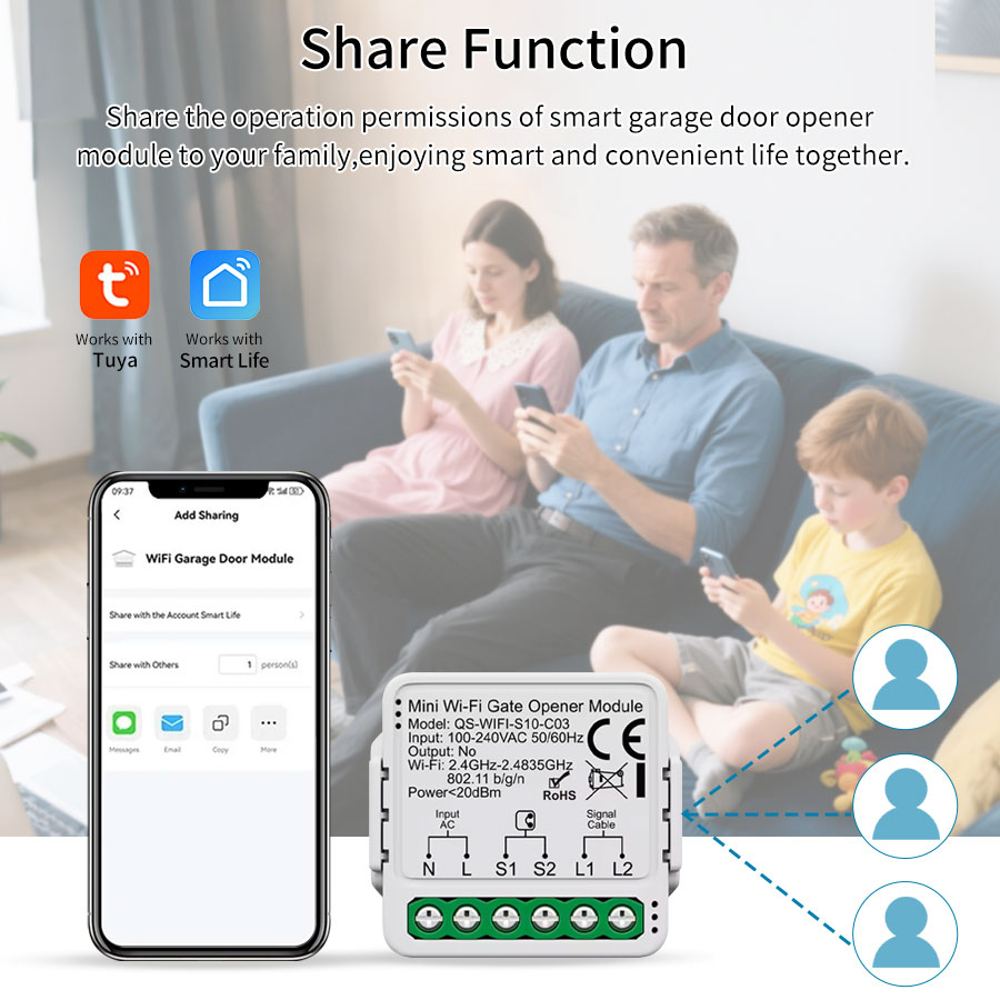 Tuya Smart WiFi or Zigbee Gara - đánh giá và giá Smart Home Button