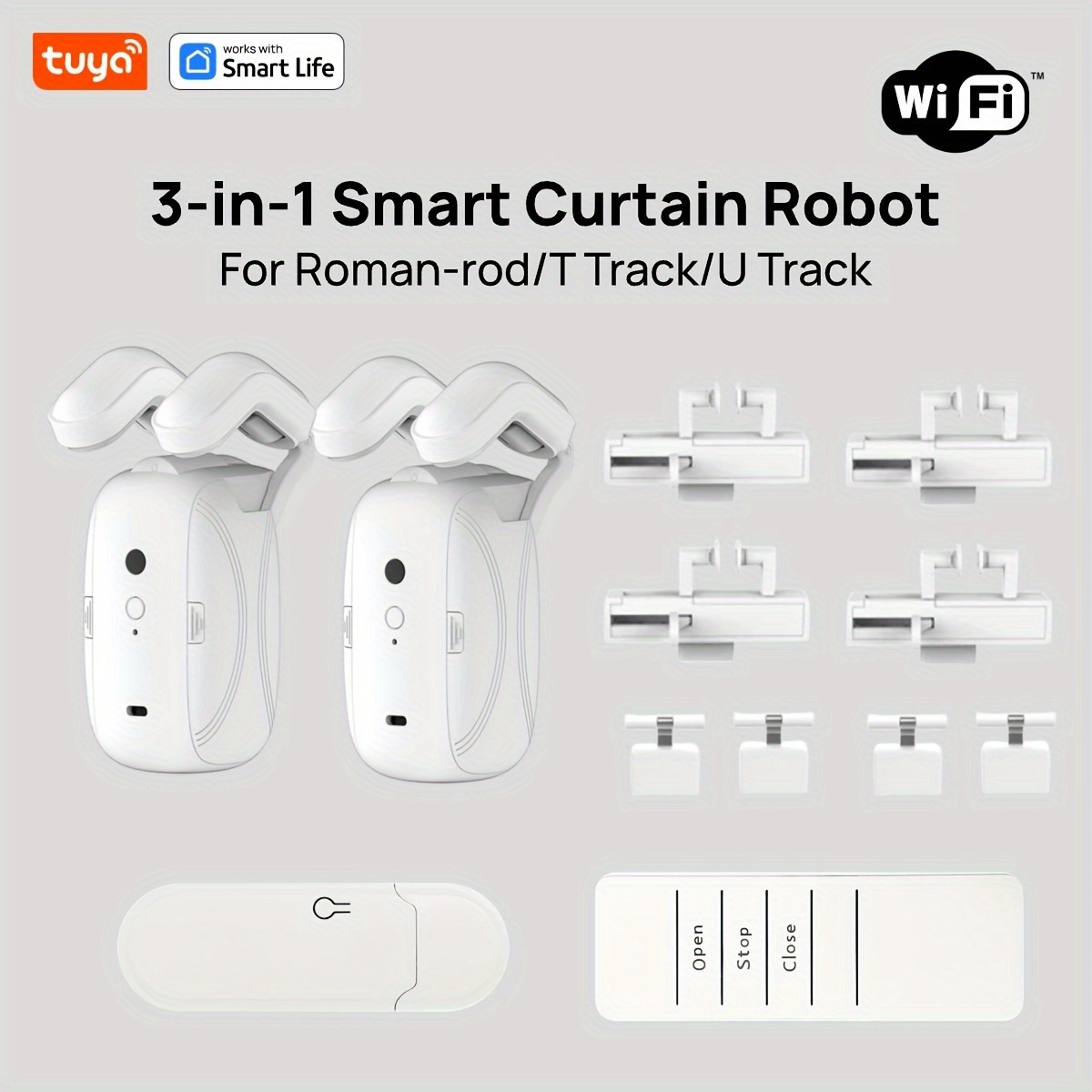 1/2PCS Tuya Smart WiFi Curtain - đánh giá và giá Smart Home Control Panel