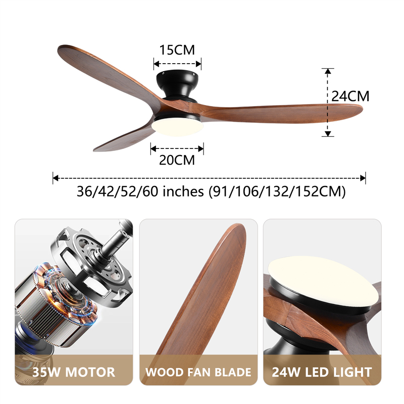 42/52 Inch Low Floor Ceiling F - đánh giá và giá Smart Ceiling Fan