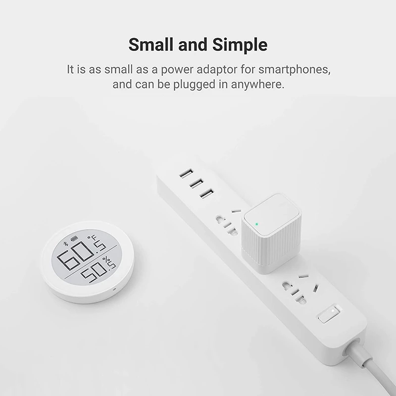 Qingping  Bluetooth Gateway Qi - đánh giá và giá Smart Home Zestaw