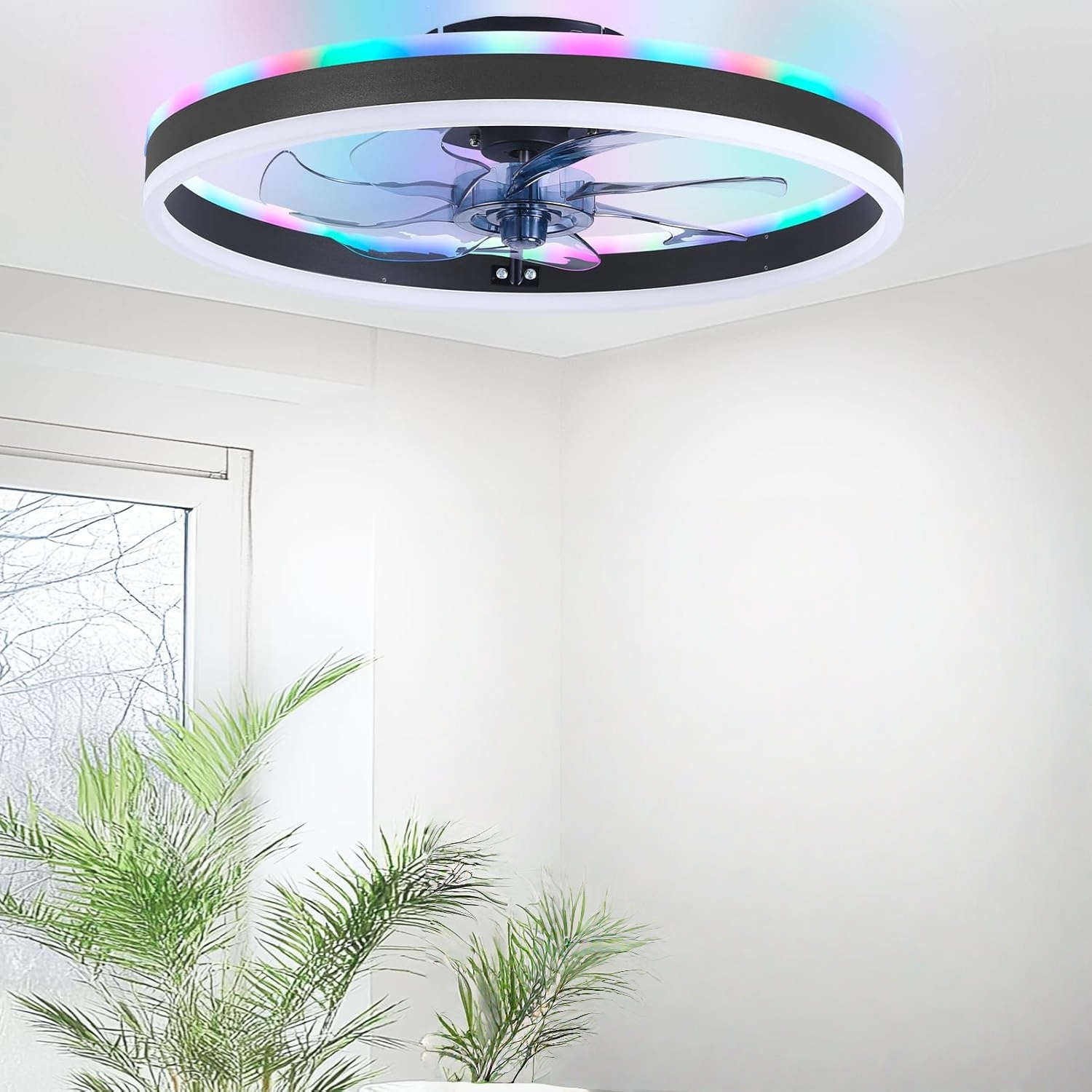 RGB Smart Ceiling Fan Light 6- - đánh giá và giá Smart Ceiling Fan