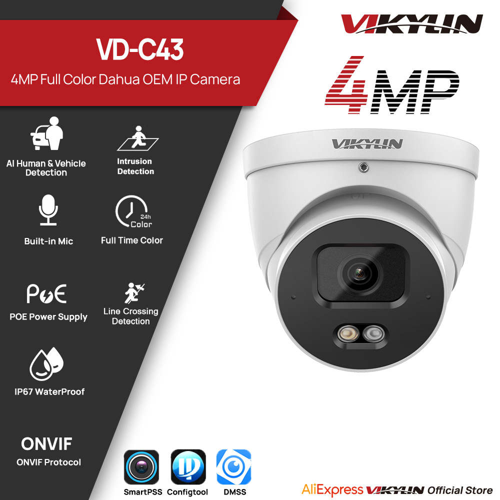 VIKYLIN 4MP Full Color IP Secu - đánh giá và giá Smart Home Login