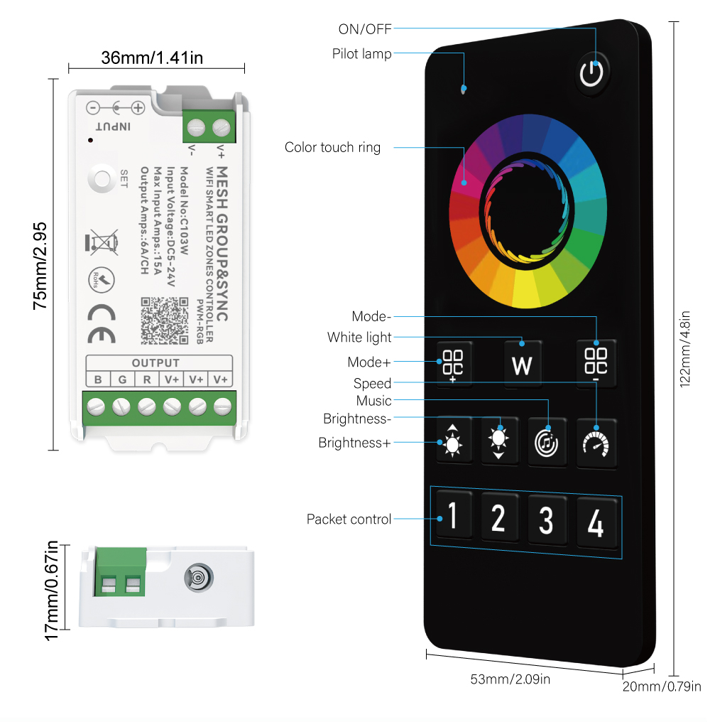 Tuya Smart Life Home 5V12V 24V - đánh giá và giá Smart Home Zestaw