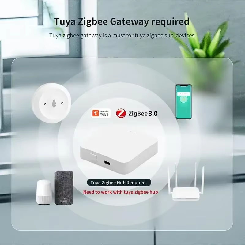 Tuya ZigBee 3.0 Water Leak Det - đánh giá và giá Smart Home Yale