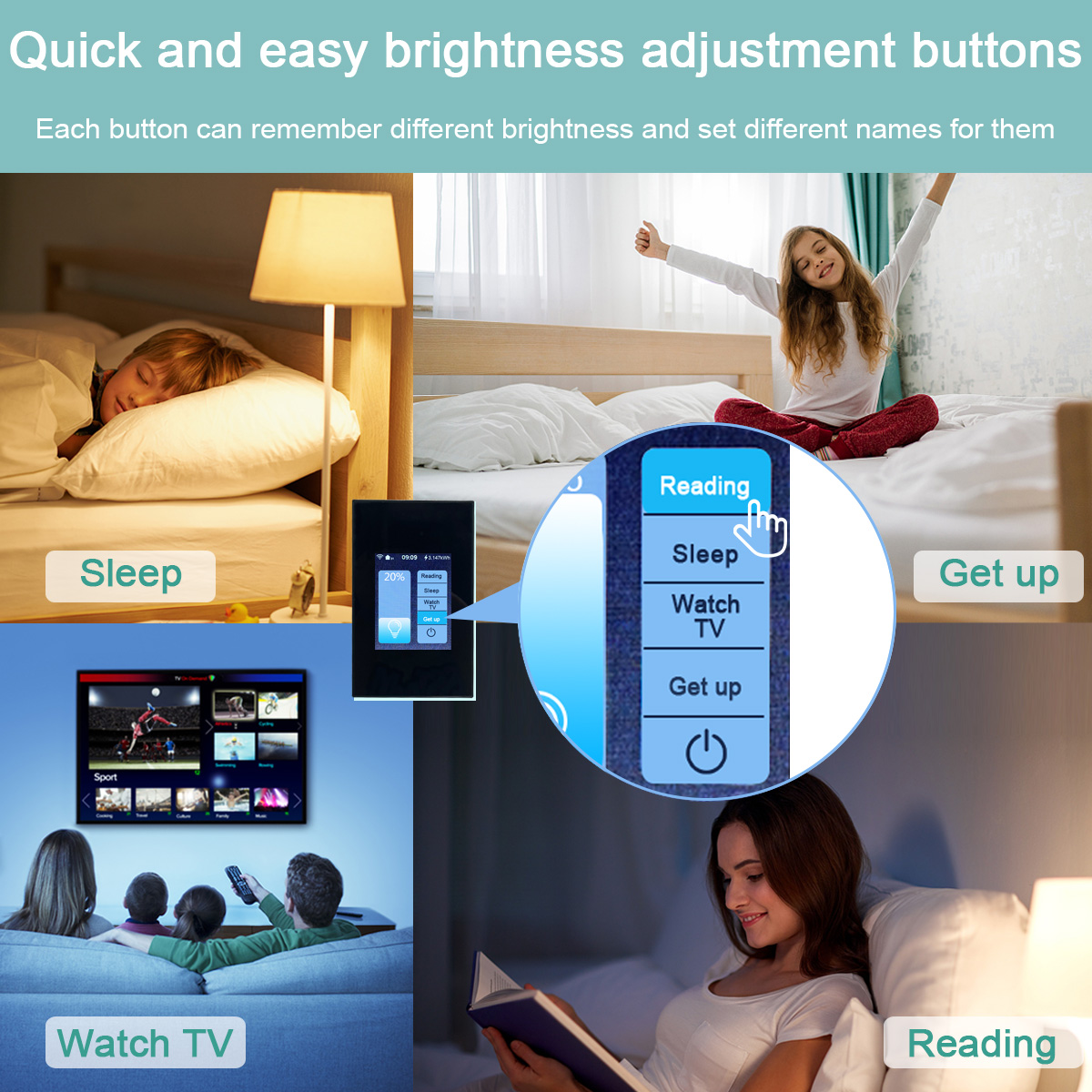 Lanbon Switch 8 Homekit 5 in 1 - đánh giá và giá Smart Home Control Panel