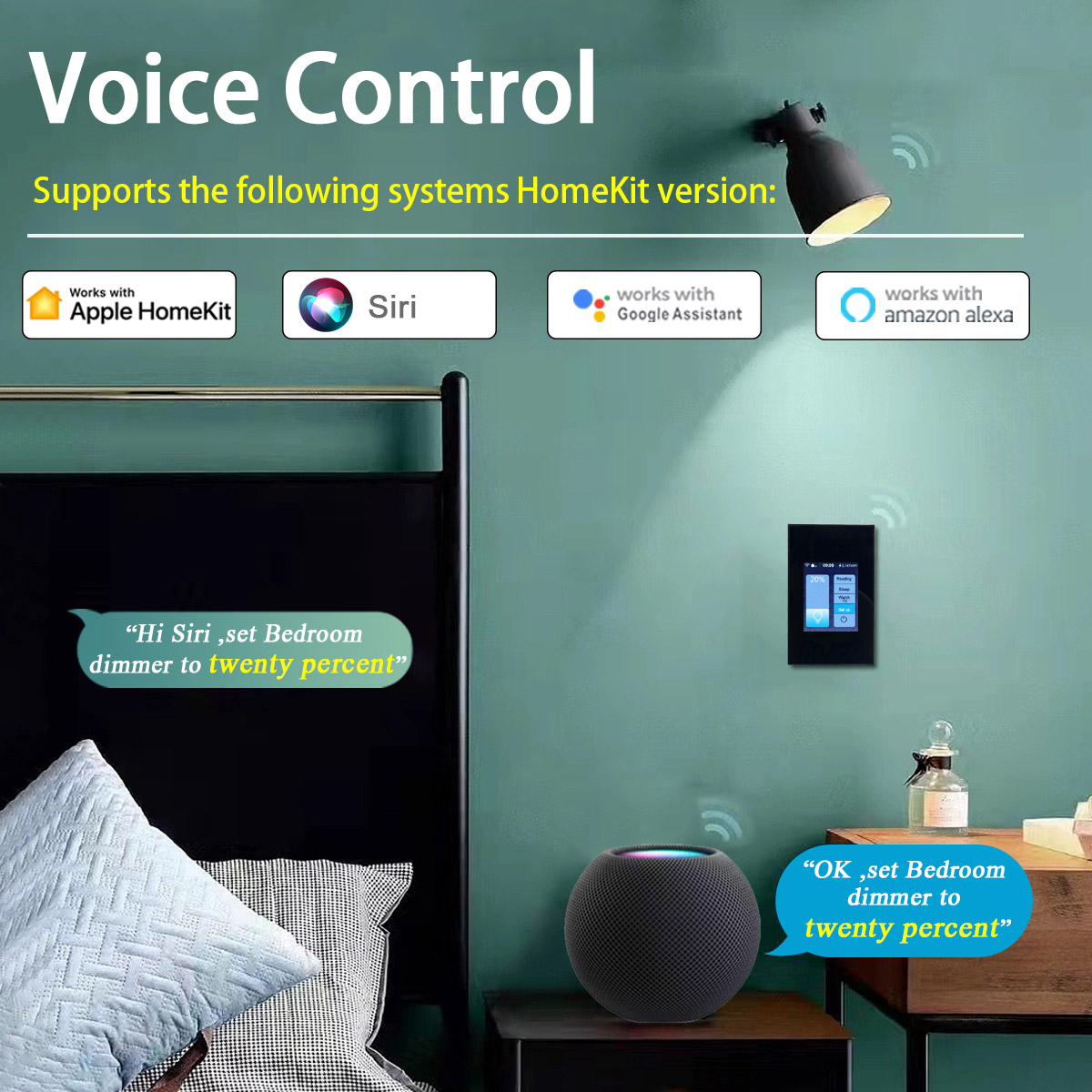 Lanbon Switch 8 Homekit 5 in 1 - đánh giá và giá Smart Home Control Panel