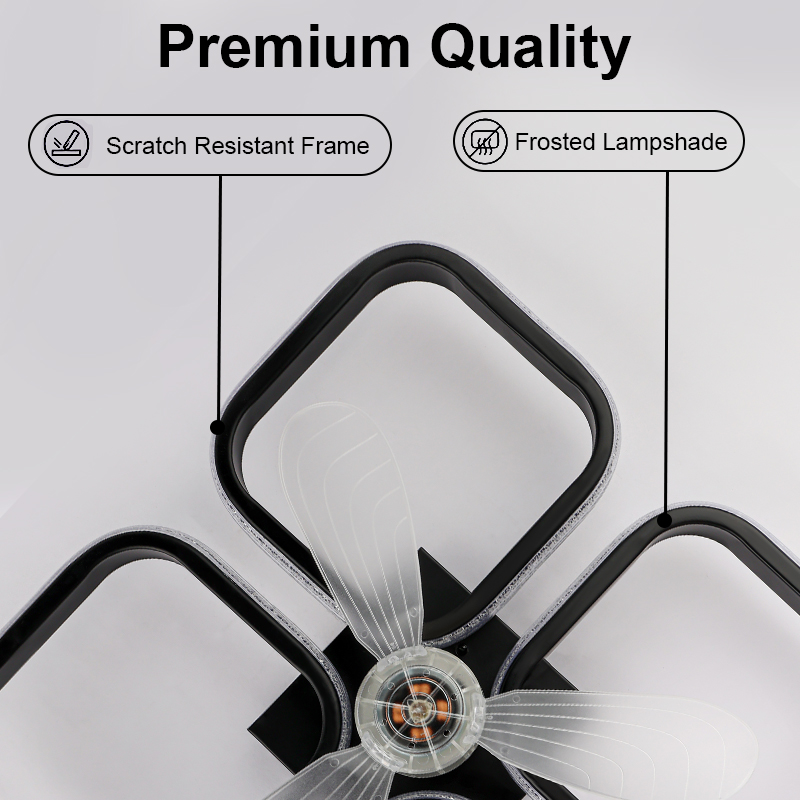 Smart LED Ceiling Fan Light wi - đánh giá và giá Smart Ceiling Fan