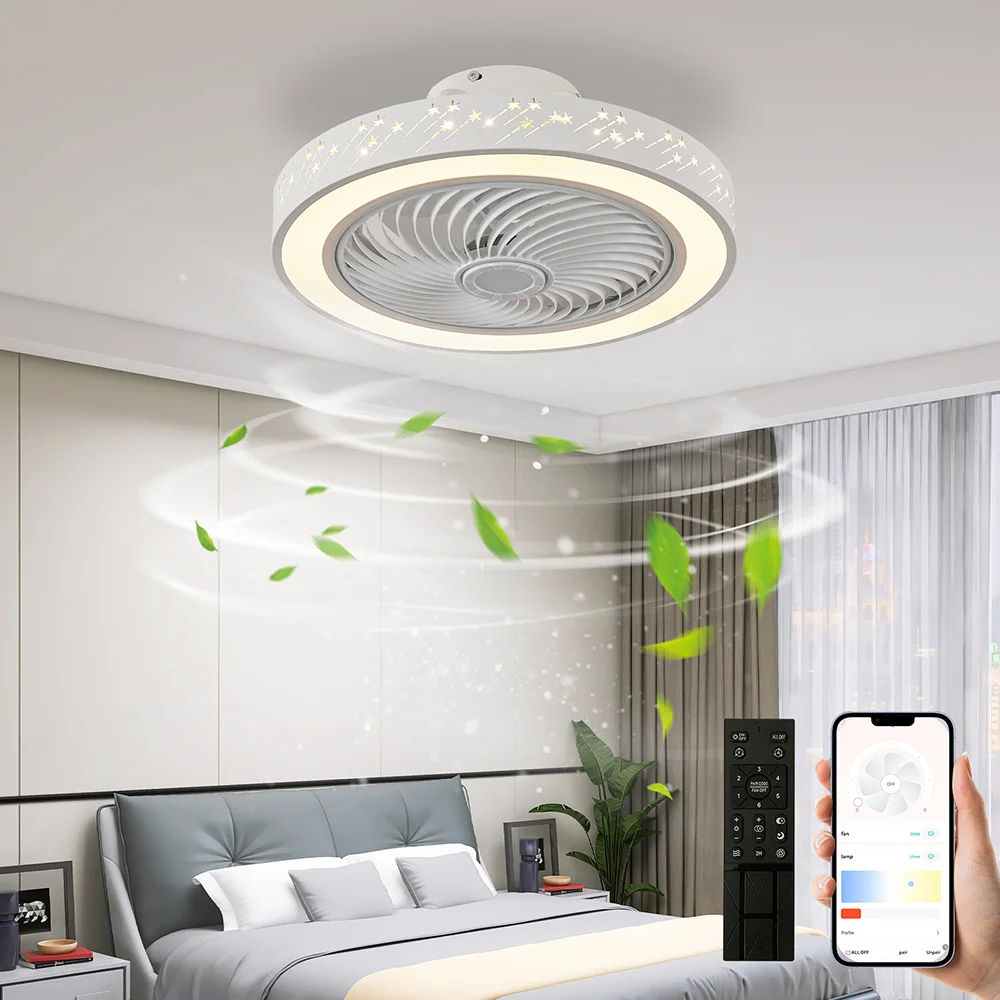 Smart App ceiling fan 46CM fan - đánh giá và giá Smart Ceiling Fan