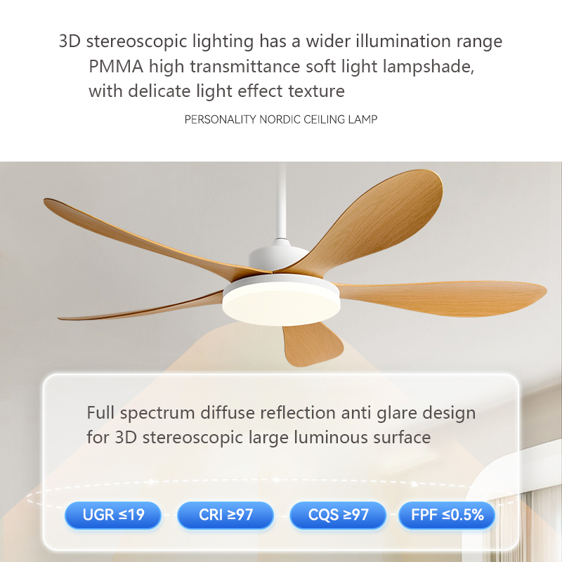 40/46/56inch 5 Blade DC Motor  - đánh giá và giá Smart Ceiling Fan