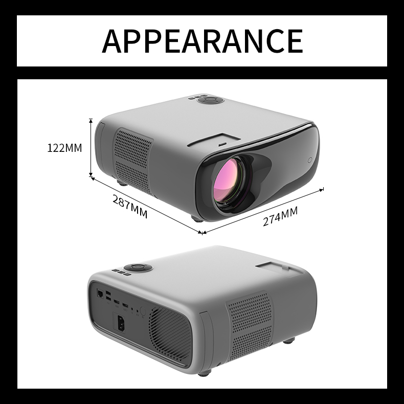 NEW 4K Mini Projector Home The - đánh giá và giá Smart Home Theater