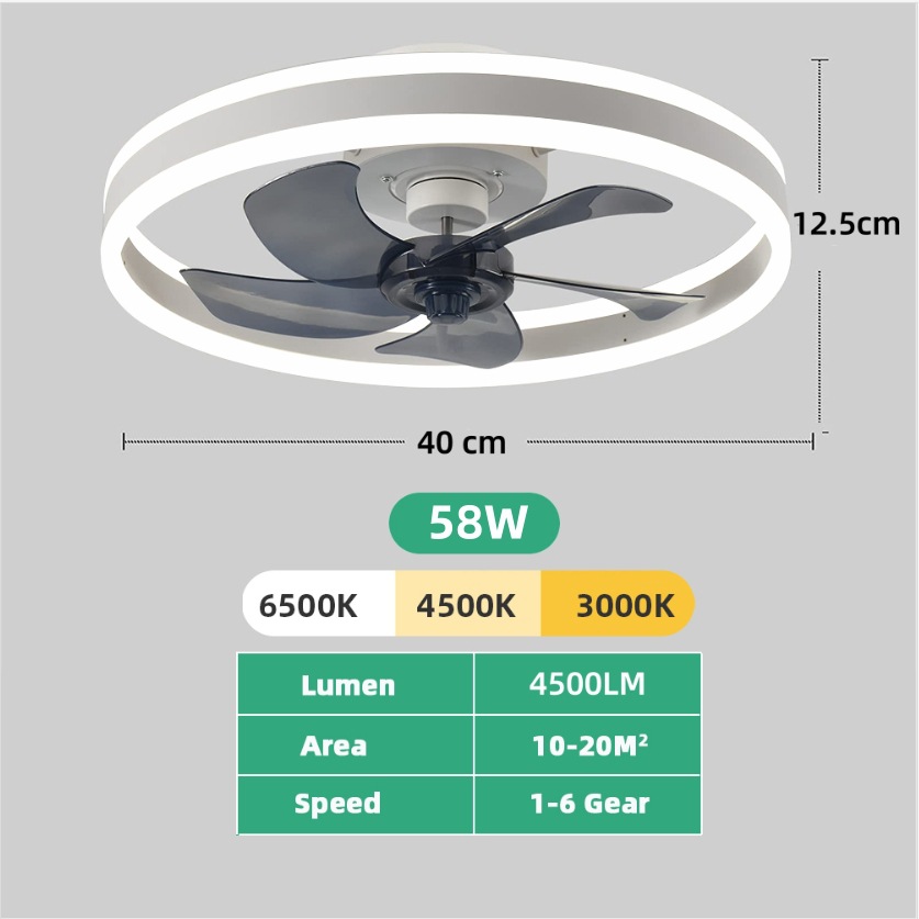 Smart Ceiling Fan with Lights  - đánh giá và giá Smart Ceiling Fan