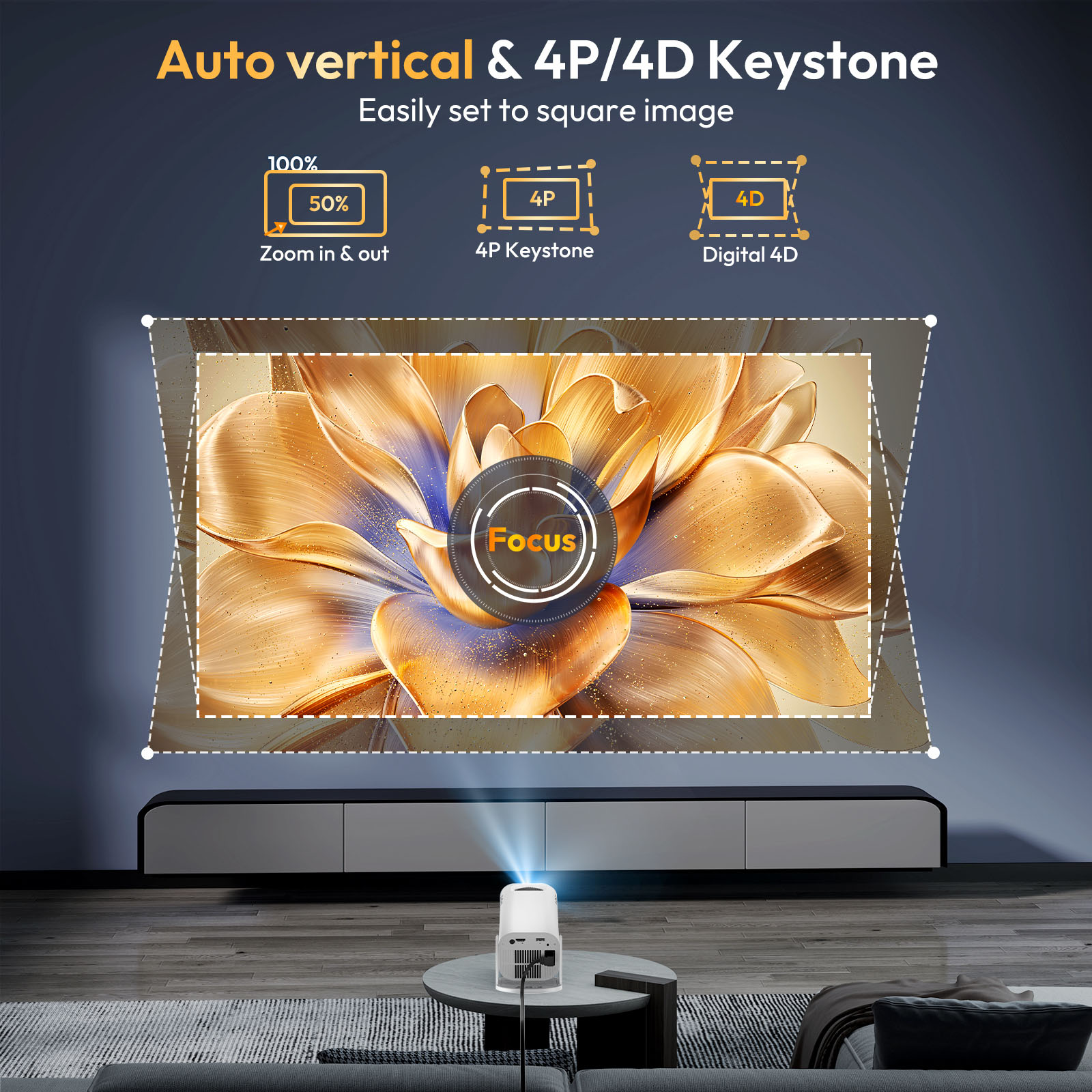 Xgody Gimbal 3 Pro Projector 4 - đánh giá và giá Smart Home Retrofit
